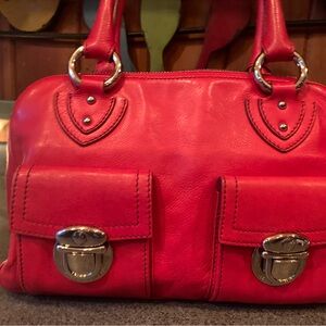 Red Leather Handbag